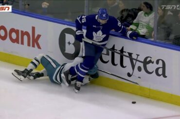 Ekman-Larsson Injury vs Sharks (11/12/2025)