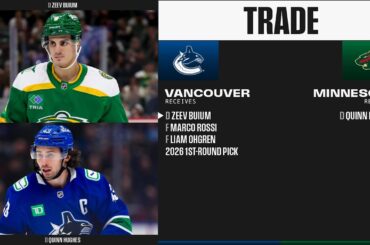 QUINN HUGHES traded to Minnesota Wild | Quinn's Best Goals as a Canuck