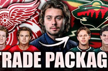 DETROIT RED WINGS TRADE PACKAGE FOR QUINN HUGHES + WHAT THIS MEANS FOR THE MINNESOTA WILD…