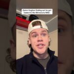 Quinn Hughes is a Minnesota Wild 🤯 #hockey #nhl #quinnhughes #minnesotawild #vancouvercanucks