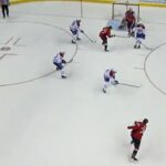 Carlson beats Niemi top corner, ties game for Capitals