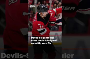 Devils-Siegenthaler muss nach Schlägerei vorzeitig vom Eis