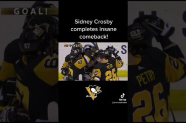 The Penguins come back from 4 goals down! 🐧 🏒 #pittsburgh #penguins #shorts
