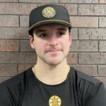 Wolanin speaks with the media following a 4-3 overtime win at Springfield