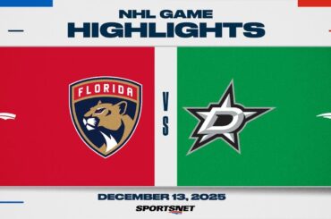 NHL Highlights | Panthers vs. Stars - December 13, 2025