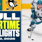 San Jose Sharks at Pittsburgh Penguins | FULL Overtime Highlights - December 13, 2025
