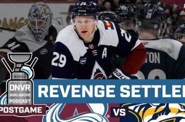 Nathan MacKinnon rages in Colorado Avalanche win over Nashville Predators |  DNVR Avalanche Postgame