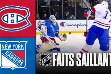 Canadiens vs Rangers 13/12/25 | Faits saillants