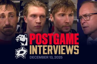 Postgame Reaction vs Stars | 12.13.25