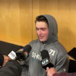 Celebrini Talks Comeback Win, Standing Up for Smith | Sharks @ Penguins Post-Game (12.13.25)