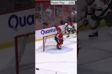 Nolan Allan hits the empty net from 200ft! #Shorts #HOGNATION #Blackhawks #Hockey