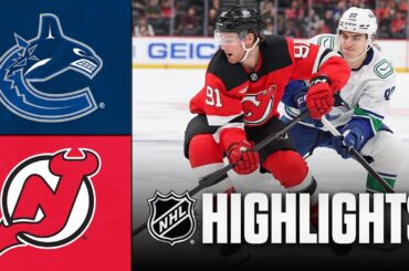 Canucks vs. Devils | NHL Highlights | December 14, 2025