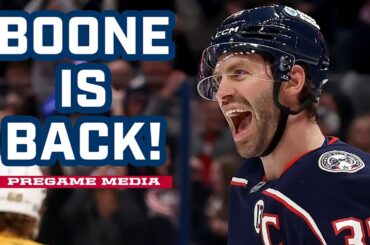 BOONE IS BACK! 💥 Boone Jenner Returns to the Lineup TONIGHT vs. the Senators! | Pregame Media