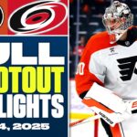 Philadelphia Flyers at Carolina Hurricanes | FULL Shootout Highlights - December 14, 2025