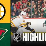 Bruins vs. Wild | NHL Highlights | December 14, 2025