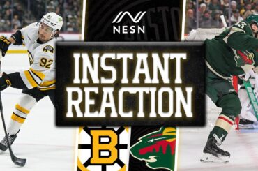 INSTANT REACTION: Bruins Fall to Wild in Minnesota