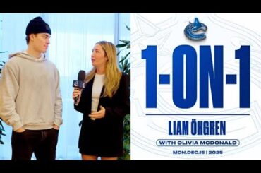 Liam Öhgren 1-on-1 | Vancouver Canucks in New York (Dec 15, 2025)