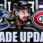 FRANK SERAVALLI LINKS PHILLIP DANAULT TO THE VANCOUVER CANUCKS & MONTREAL CANADIENS: TRADE UPDATE
