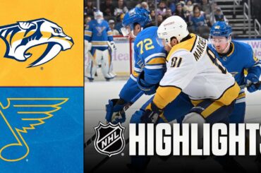 Predators vs. Blues | NHL Highlights | December 15, 2025