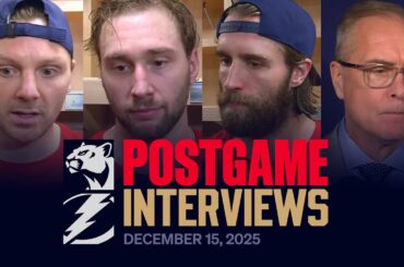 Postgame Reaction vs Tampa Bay | 12.15.25