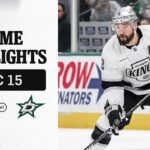 HIGHLIGHTS: LA Kings at Dallas Stars | 12.15.25 NHL