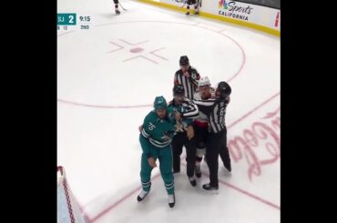 Ryan Reaves and Hayden Hodgson drop the gloves 👊👊 #nhl