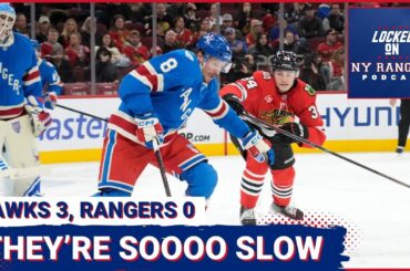 Rangers AWFUL in 3-0 loss to Blackhawks! This team is SO. PAINFULLY. SLOWWWWW...