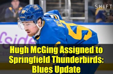 Hugh McGing Assigned to Springfield Thunderbirds: Blues Update