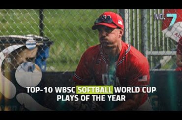 🇺🇸 No. 7️⃣ Tyler Johnson | 🔝🥎 Top-10 WBSC Softball World Cup Plays of the Year