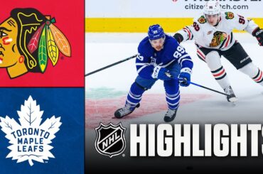 Blackhawks vs. Maple Leafs | NHL Highlights | December 16, 2025