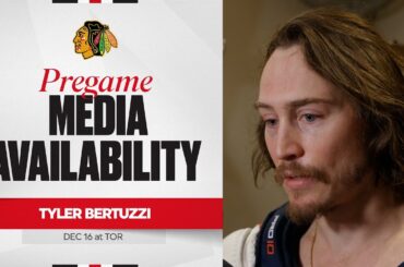 “He’s a big part of our offense.” | Tyler Bertuzzi Pregame 12.16.25