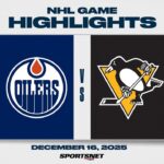NHL Highlights | Oilers vs. Penguins - December 16, 2025