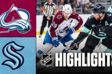 Avalanche vs. Kraken | NHL Highlights | December 16, 2025