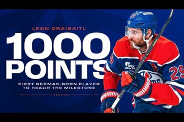 DRAISAITL hits 1000 points AND MCDAVID stunning goal!!