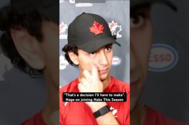 Michael Hage Habs Debut Soon? #habs #montrealcanadiens #gohabsgo