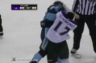 Wayne Simmonds vs Ryan Craig Feb 10, 2011