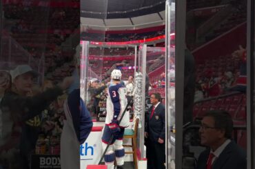 DAY MADE! 😊 Charlie Coyle Exchanges A Puck for a Present! 🎁🏒