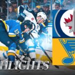 St. Louis Blues vs. Winnipeg Jets - Game Highlights