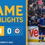 Game Highlights: Blues 1, Jets 0