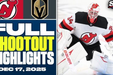 Devils at Golden Knights | FULL Shootout Highlights - December 17, 2025