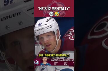 Landeskog is RUTHLESS 🤣