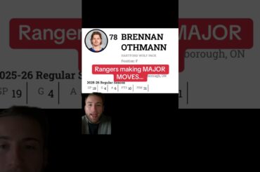 Rangers making MAJOR MOVES...