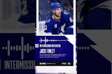 Finley on 1st NHL Goal and Momentum 1st INT | Canucks vs. Lightning | Nov. 16, 2025