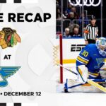 Blackhawks at Blues Game Highlights | 12.12.25