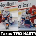 JARVIS TAKES TWO MONSTER HITS- Hurricanes’ Seth Jarvis Injured vs Islanders