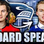 CONNOR BEDARD SPEAKS ABOUT JOINING THE VANCOUVER CANUCKS… SORT OF (Chicago Blackhawks News)