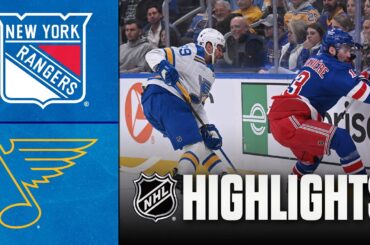 Rangers vs. Blues | NHL Highlights | December 18, 2025