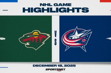 NHL Highlights | Wild vs. Blue Jackets - December 18, 2025