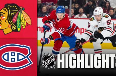 Blackhawks vs. Canadiens | NHL Highlights | December 18, 2025