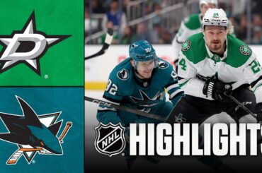 Stars vs. Sharks | NHL Highlights | December 18, 2025